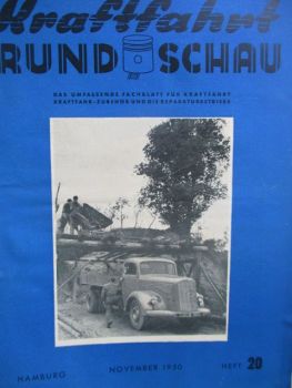 Kraftfahrt Rundschau November 1950