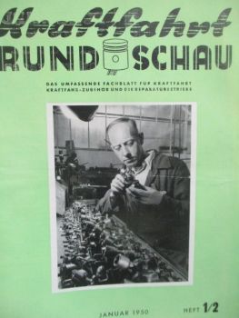Kraftfahrt Rundschau Januar 1950