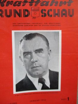 Kraftfahrt Rundschau Januar 1952
