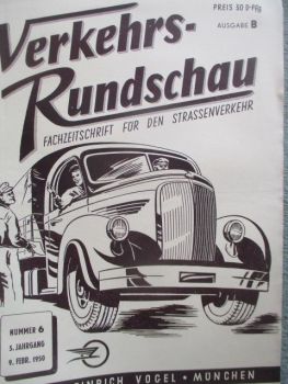 Verkehrs Rundschau 9. Februar 1950