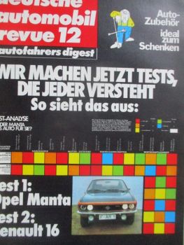 deutsche automobil revue 12/1970