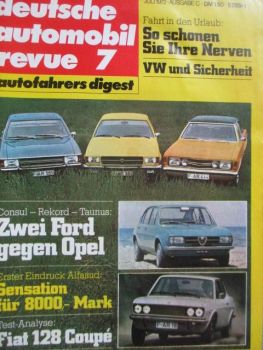 deutsche automobil revue 7/1972