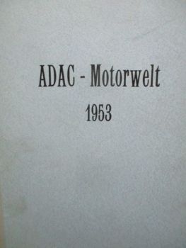 ADAC Motorwelt Jahrgang 1953