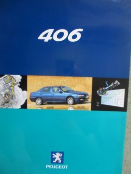 Peugeot 406 Limousine Pressemappe 6/2000