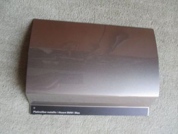 BMW 3er Reihe Platinsilber metallic ca. 14x18cm Format