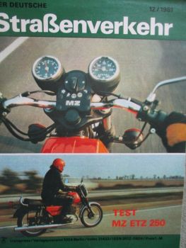 Der Deutsche Straßenverkehr 12/1981