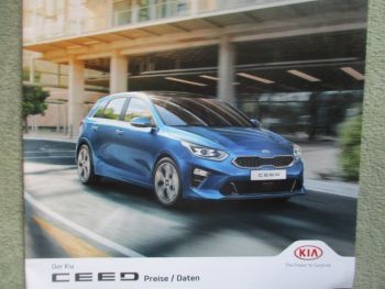 Kia Ceed Preise/Daten Modelljahr 2020