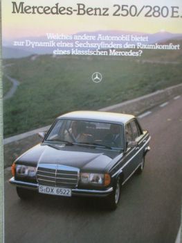 Mercedes Benz 250 +280E Limousine Januar 1982