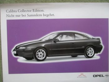 Opel Calibra A Collector Edition Prospektblatt 1997