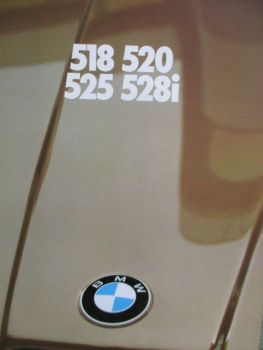 BMW 518 520 525 528i September 1980