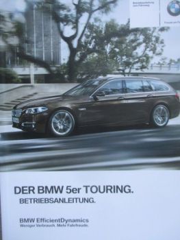 BMW 5er Touring F11 Bordbuch 10/2014