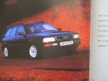 Audi 80 Avant B4 Großformat Prospekt September 1992 NEU