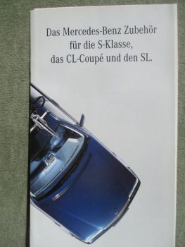 Mercedes Benz S-Klasse +CL-coupe W14 +SL R129 Zubehör