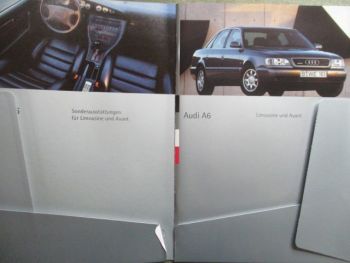 Audi A6 +S6 Limousine +Avant Prospektmappe September 1995