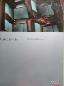 Audi Cabriolet (Typ89) Sonderausstattungen Januar 1996