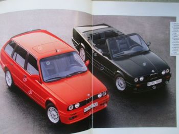 BMW 3er Sonderausstattung Touring und Cabrio E30 September 1992