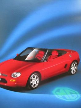 MG F 1.8i Prospekt August 1995
