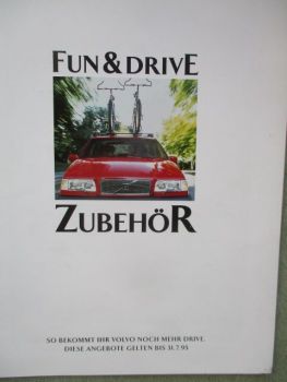 Volvo Fun & Drive Zubehör 1995