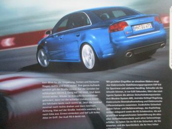 Audi RS 4 (Typ 8E) Buch März 2005