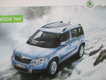 Skoda Yeti (5L) Katalog +Preisliste November 2012