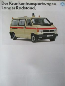 VW T4 Krankentransportwagen Langer Radstand Mai 1992