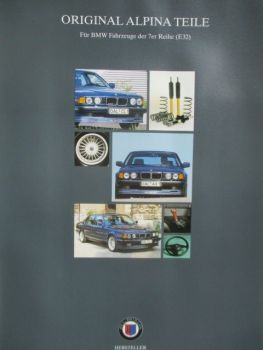Alpina Original Teile 7er Reihe E38 März 1996