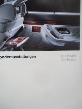 BMW 728i 735i 740i 750i 725tds +L-Versionen Sonderausstattungen September 1996