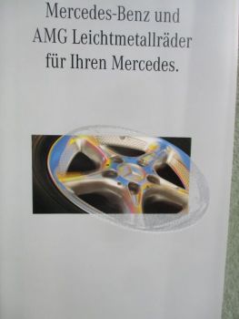 Mercedes Benz +AMG Leichtmetallräder Katalog Mai 1996