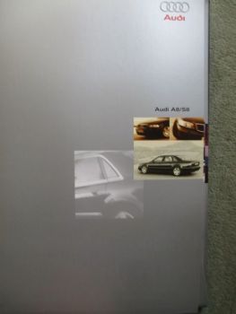 Audi A8 +S8 Prospektmappe Januar 1998