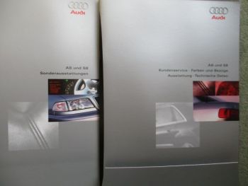 Audi A8 +S8 Prospektmappe Januar 1997