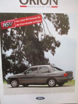 Ford Orion Modelljahr 1992