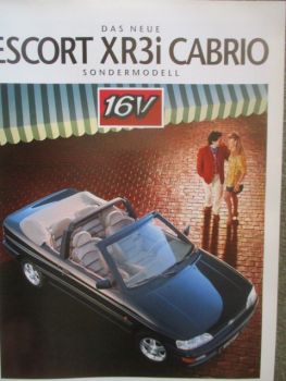 Ford Escort XR3i Cabrio Sondermodell 16V April 1992