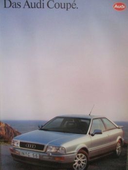 Audi Coupé Prospekt Juli 1992