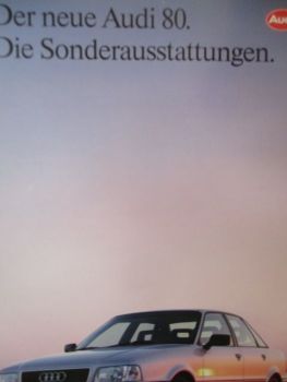 Audi 80 B4 Sonderausstattungen Juli 1991