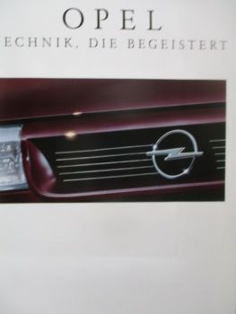 Opel Technik die begeistert September 1991