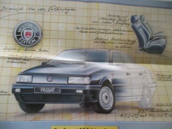 VW Passat GT Edition One Prospekt Poster September 1991