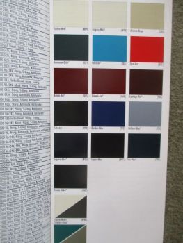 Mitsubishi Farben Innenausstattung März 1994