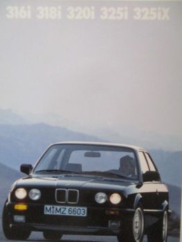 BMW 316i 318i 320i 325i 325iX E30 März 1989