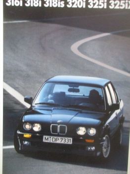 BMW 316i 318i is 320i 325i iX E30 September 1989