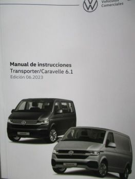 VW T6.1 Transporter +Caravelle Manual de instrucciones 6.2023