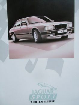 Jaguar XJR 4.0 Litre Sport (XJ40) Prospekt