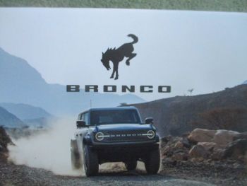 Ford Bronco Slowenisch Flyer Kleinformat NEU