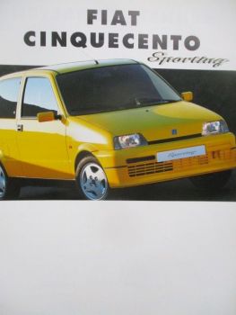 Fiat Cinquecento Sporting Februar 1995