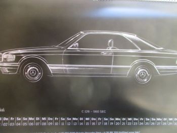 Mercedes-Benz Classic Kalender 2024 Format 42x60cm
