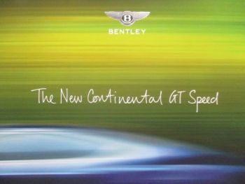 Bentley New Continental GT Speed June 2012