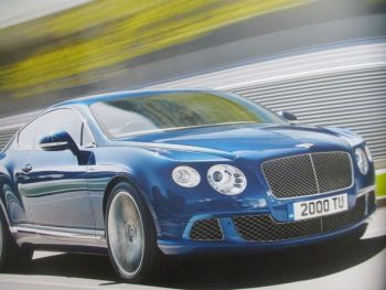 Bentley New Continental GT Speed June 2012