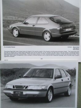 Saab 900 3-door coupe und 5-door 900SE Pressefotos