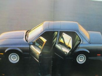 BMW 325 325i 325is E30 USA Prospekt März 1987