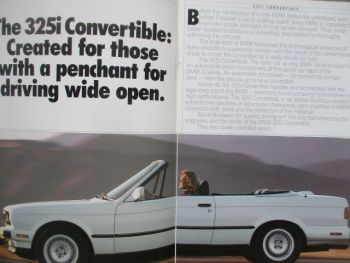 BMW 325i Convertible E30 September 1989
