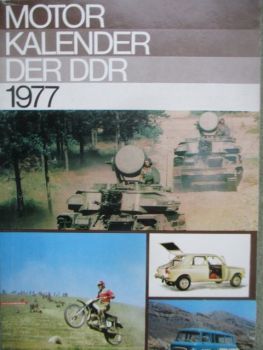 Motor Kalender der DDR 1977